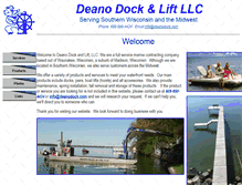 Tablet Screenshot of deanodock.com